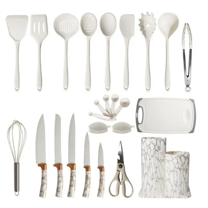 25 pcs Silicone spoon set