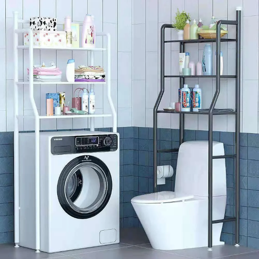 Floor Standing Toilet And Bathroom Storage Rack