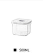 Square Acrylic Sealed Cereal Jar