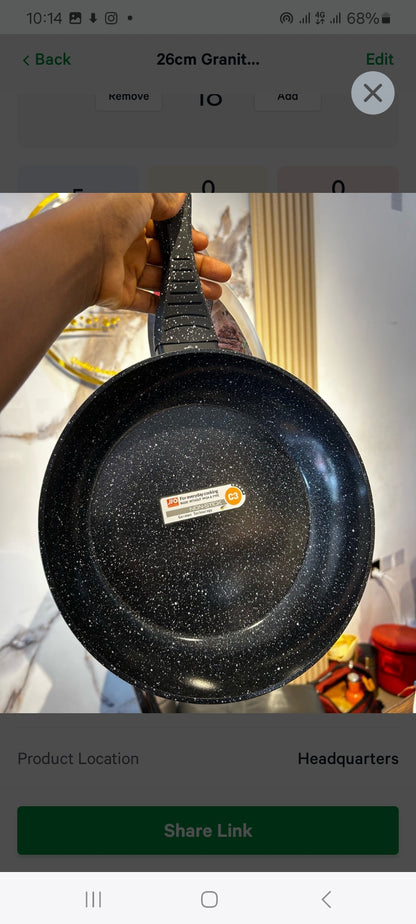 26cm granite coated fry pan