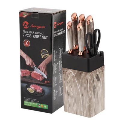 7 Pieces Chef Knife Set