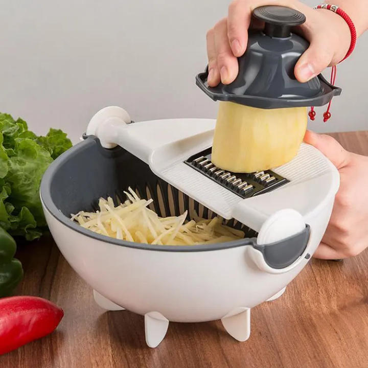Wet Basket Vegetable Cutter And Drainer