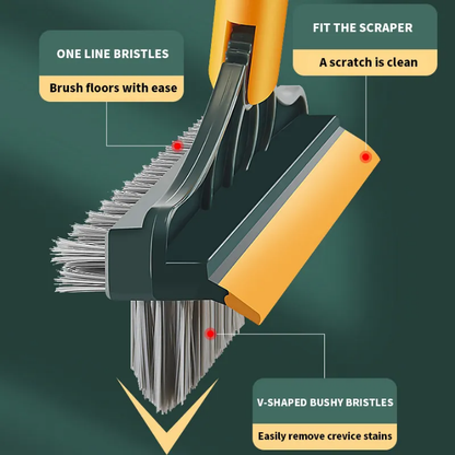 Manual multipurpose cleaning brush